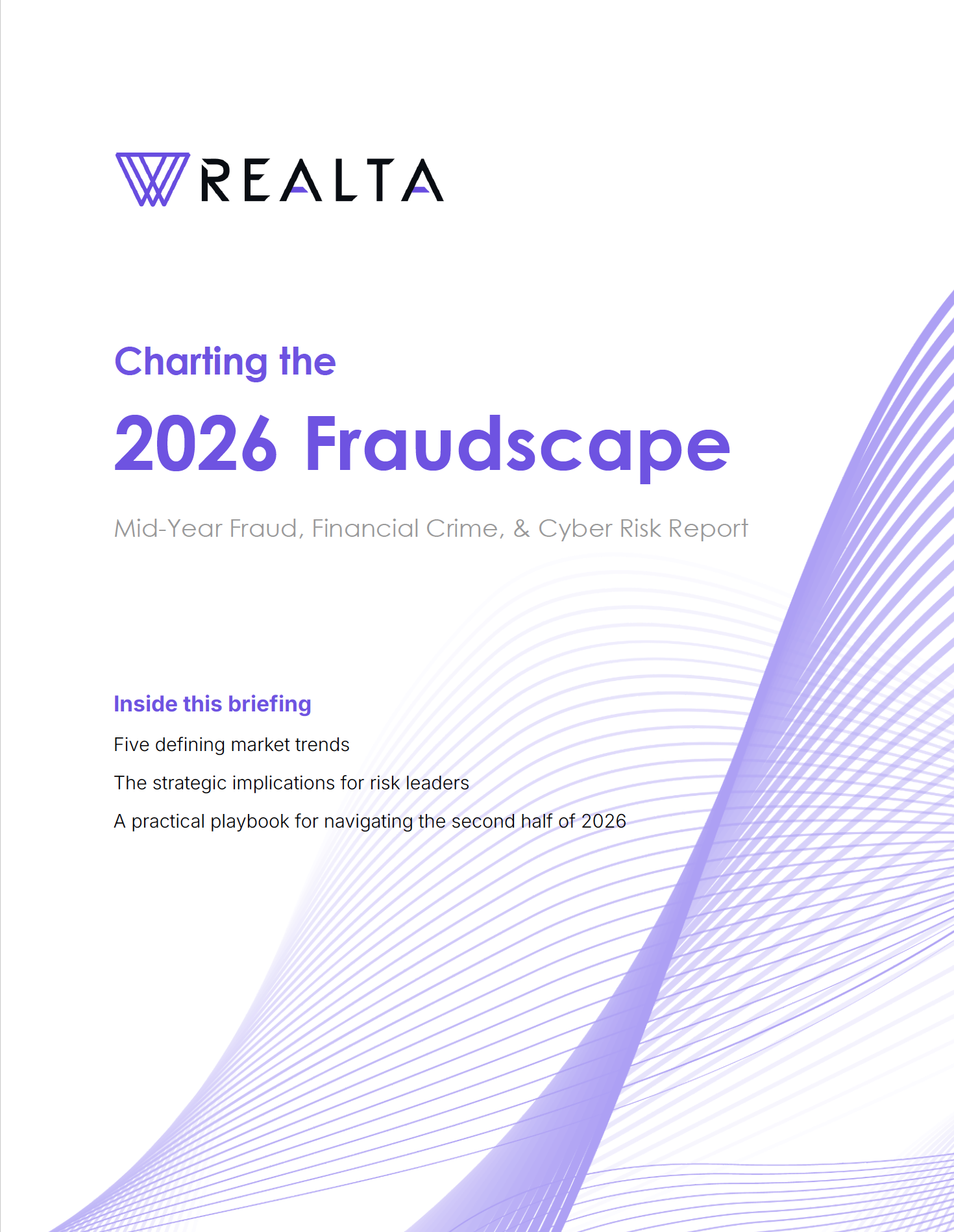 Cover page image of 'Charting the 2026 Fraudscape' report.